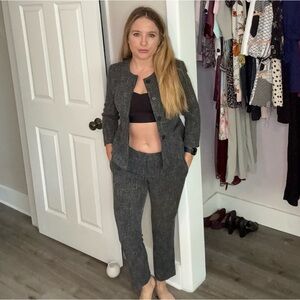 Ann Taylor Tweed Suit Set